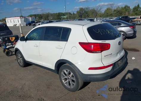 2016 Kia Sportage Lx из США, поврежденный, VIN KNDPB3AC8G7863620